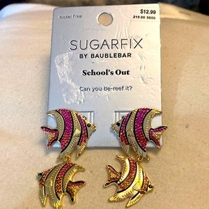 Sugarfix BaubleBar. Style name- school’s out can you be-reef it?Fish dangle e r